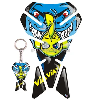 Motorcycle Tank Pad Protector Sticker 3D Resin Gel Shark Decal Emblem for yamaha honda suzuki Universal +Keychain
Motorcycle Tank Pad Protector Sticker 3D Resin Gel Shark Decal Emblem for yamaha honda suzuki Universal +Keychain