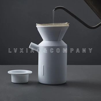 400ml Short mouth hand coffee set (three-piece set) birthmark Ceramic coffee filter cup integrated pot pour-over coffee
400ml Short mouth hand coffee set (three-piece set) birthmark Ceramic coffee filter cup integrated pot pour-over coffee