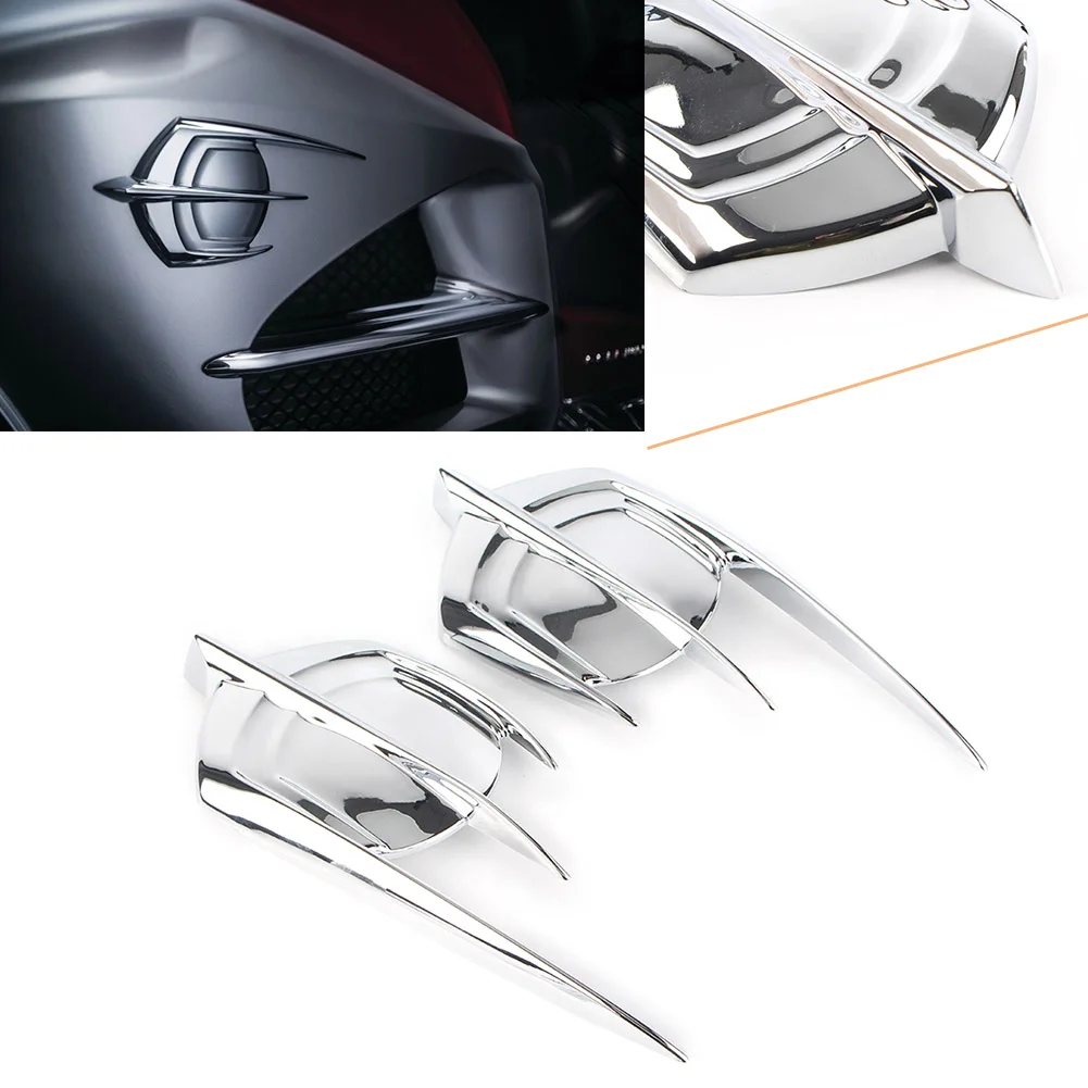 Goldwing GL1800 хром Сокол эмблема обтекателя Крышка для Honda 2012 2013 2014 2015 2016 2017 ABS пластик 2