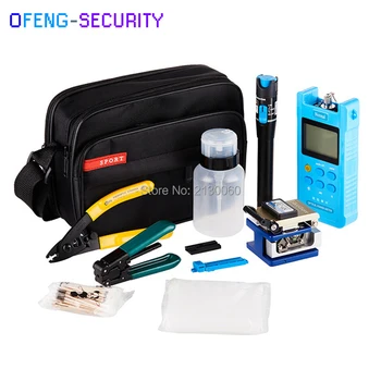 Fiber Optic FTTH Cold Joining Tool Kit with FC-6S Fiber Cleaver, Optical Power Meter 5km, Visual Fault Locator, Wire Stripper
Fiber Optic FTTH Cold Joining Tool Kit with FC-6S Fiber Cleaver, Optical Power Meter 5km, Visual Fault Locator, Wire Stripper