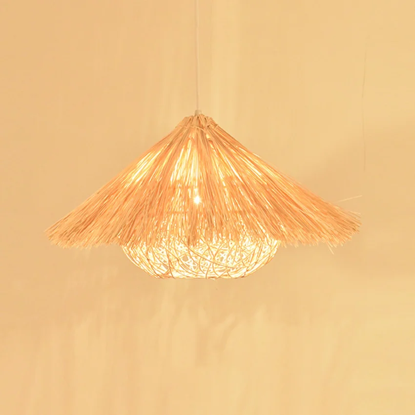 Chinese Wooden Bird's Nest Modelling Led Pendant Lights Hand Woven Rattan Pendant Lamp Restaurant Bed Room Balcony Hanging Lamp
Chinese Wooden Bird's Nest Modelling Led Pendant Lights Hand Woven Rattan Pendant Lamp Restaurant Bed Room Balcony Hanging Lamp
