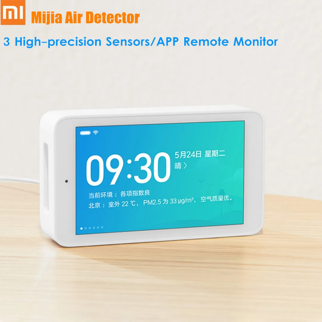 Xiaomi Mijia Intelligent Air Detector High-precision Sensors 3.97 inch Touchscreen APP Remote Control PM2.5 Humidity Sensor
Xiaomi Mijia Intelligent Air Detector High-precision Sensors 3.97 inch Touchscreen APP Remote Control PM2.5 Humidity Sensor
