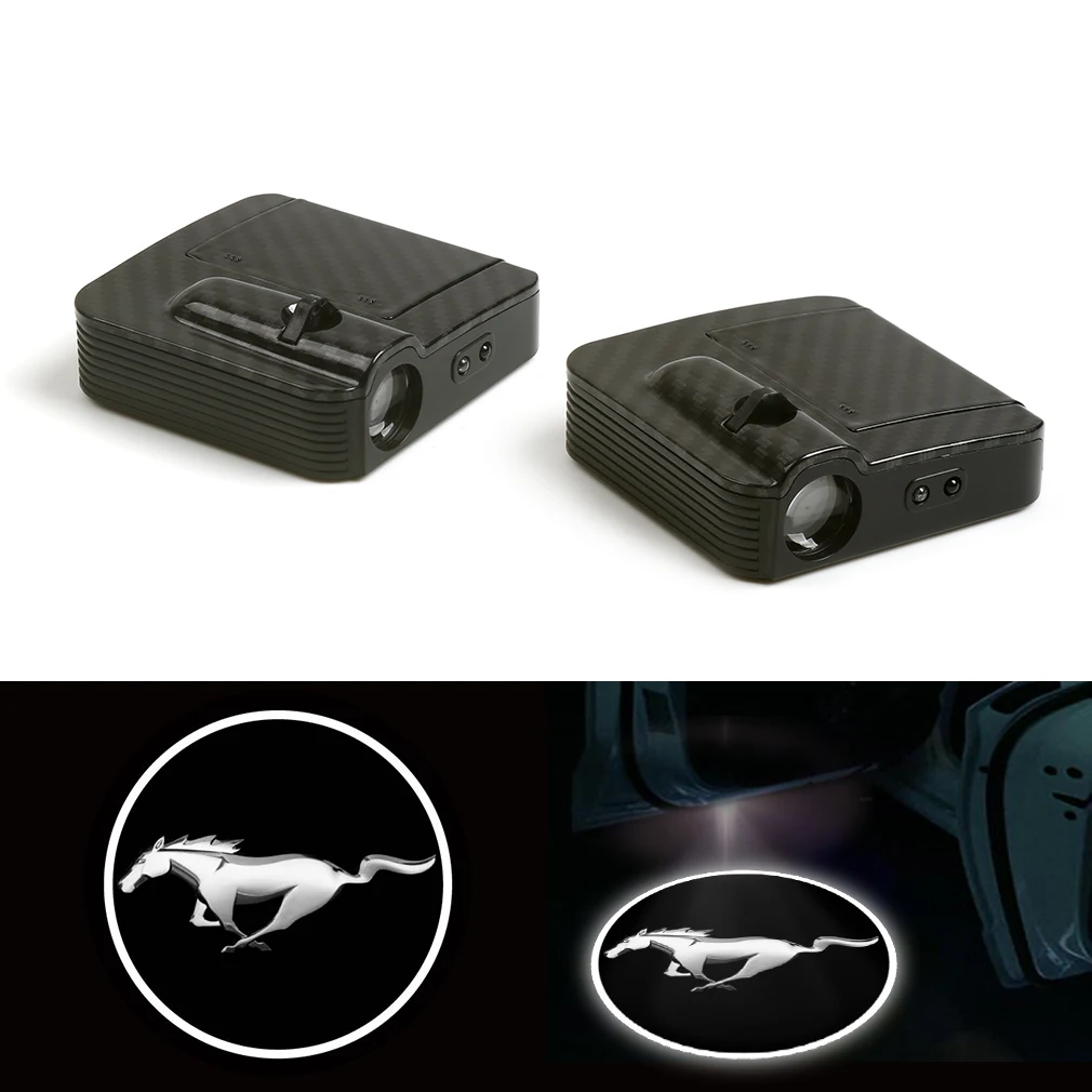 New LED Car Door Welcome Laser Projector Logo Fit For (Mustang) Shadow Light 12V Pair 
New LED Car Door Welcome Laser Projector Logo Fit For (Mustang) Shadow Light 12V Pair