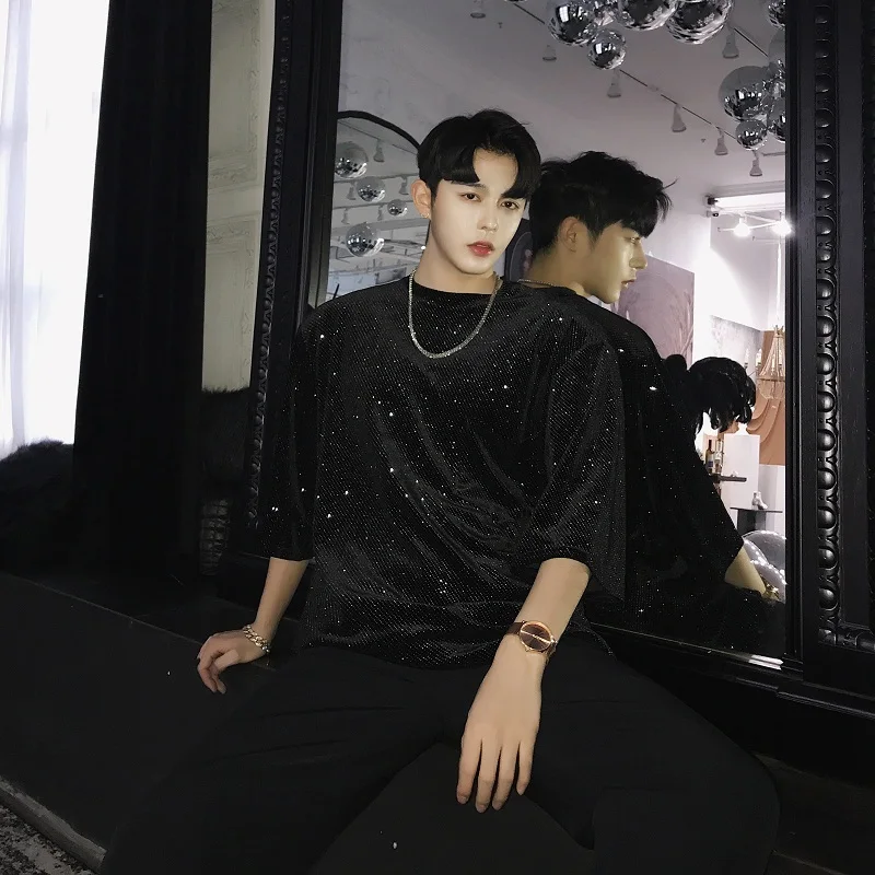 Men's T shirt 2019 summer new slimming short sleeve seven-point sleeve original loose large size round collar casual men
Men's T shirt 2019 summer new slimming short sleeve seven-point sleeve original loose large size round collar casual men