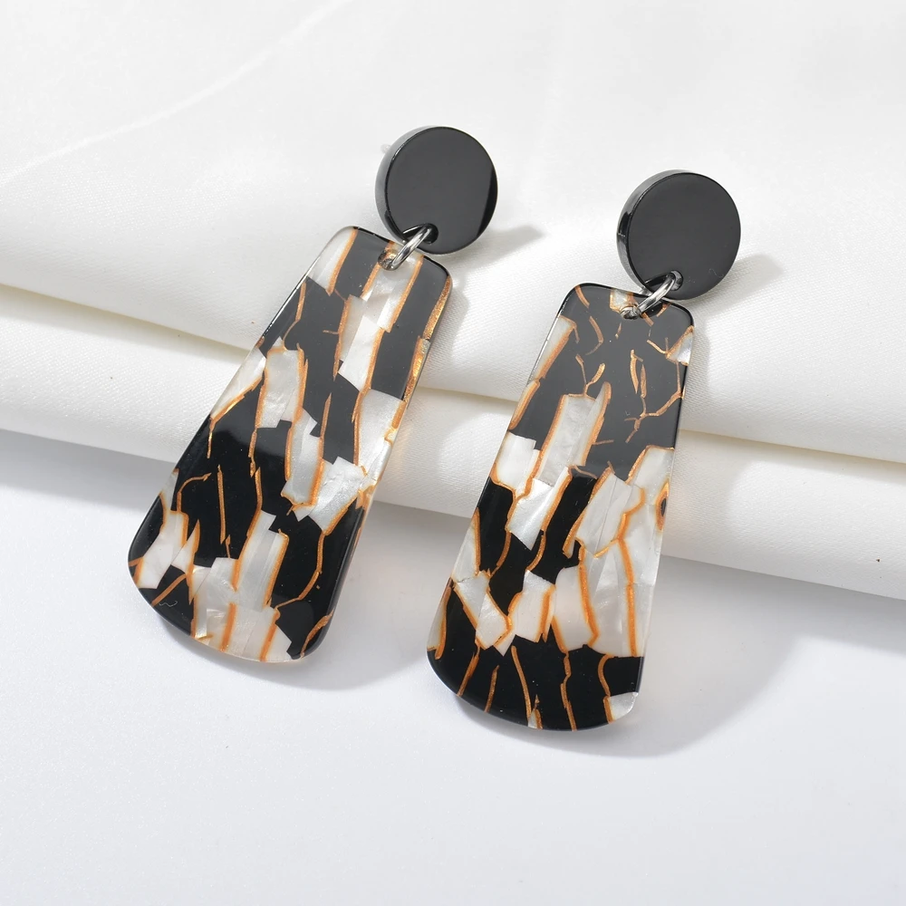 2019 New Fashion Black Geometric Pendant Dangle Drop Earrings For Women Girls Acrylic Statement Earrings Party Jewelry Brincos
2019 New Fashion Black Geometric Pendant Dangle Drop Earrings For Women Girls Acrylic Statement Earrings Party Jewelry Brincos