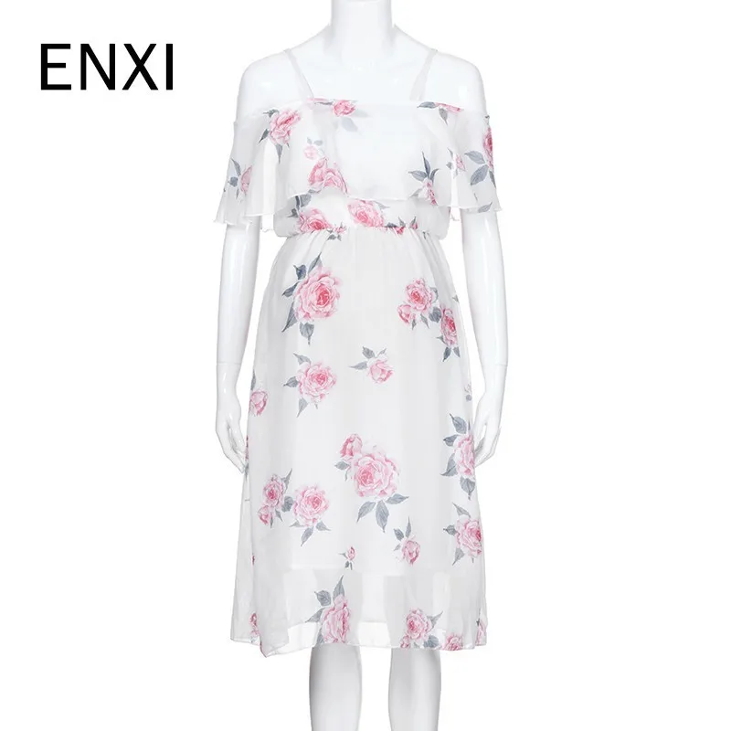 Summer New Fashion Korean Version Maternity Dress Bare Shoulder Loose Long Section Pregnant Women Dress Tide Casual Clothing
Summer New Fashion Korean Version Maternity Dress Bare Shoulder Loose Long Section Pregnant Women Dress Tide Casual Clothing