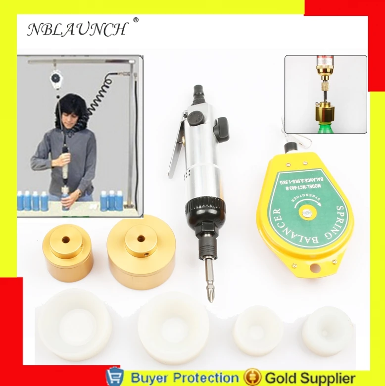 Pneumatic Bottle Capping Machine Capper Manual Cap Capping Machine Air Screw Driver Bottle Capper Device Tools Free Shipping
Pneumatic Bottle Capping Machine Capper Manual Cap Capping Machine Air Screw Driver Bottle Capper Device Tools Free Shipping