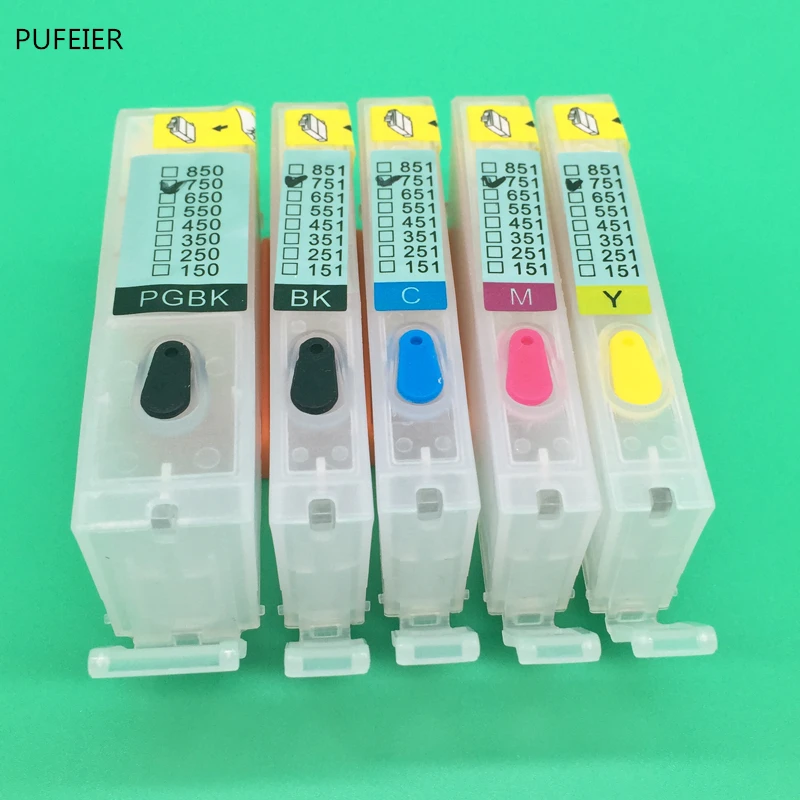 5PCS PGI-150 CLI-151 PGI150 CLI151 Empty Refillable Cartridge With Chip For Canon PIXMA IP7210 MG5410 MX921 MX721 Printer
5PCS PGI-150 CLI-151 PGI150 CLI151 Empty Refillable Cartridge With Chip For Canon PIXMA IP7210 MG5410 MX921 MX721 Printer