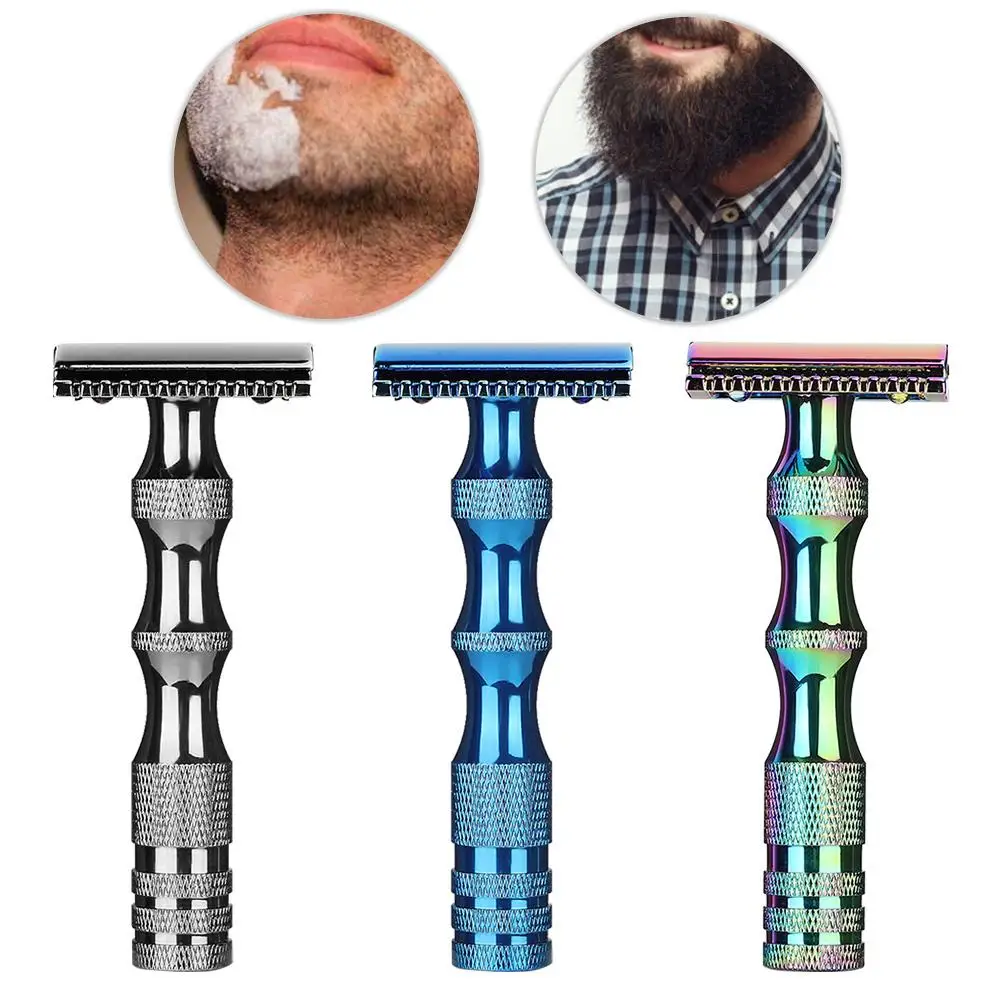 Classic Men Anti-skid Metal Handle Dual Blade Shaver Vintage Style Manual Razor shaving
Classic Men Anti-skid Metal Handle Dual Blade Shaver Vintage Style Manual Razor shaving
