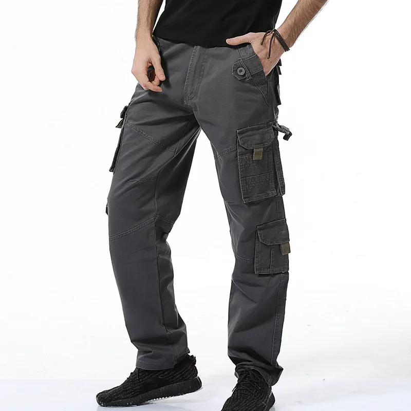 Large Size Men's Multi-pocket Overalls Loose Pants Spring Autumn Outdoor Camping Riding Hiking Straight Cargo Sports Trousers
Large Size Men's Multi-pocket Overalls Loose Pants Spring Autumn Outdoor Camping Riding Hiking Straight Cargo Sports Trousers