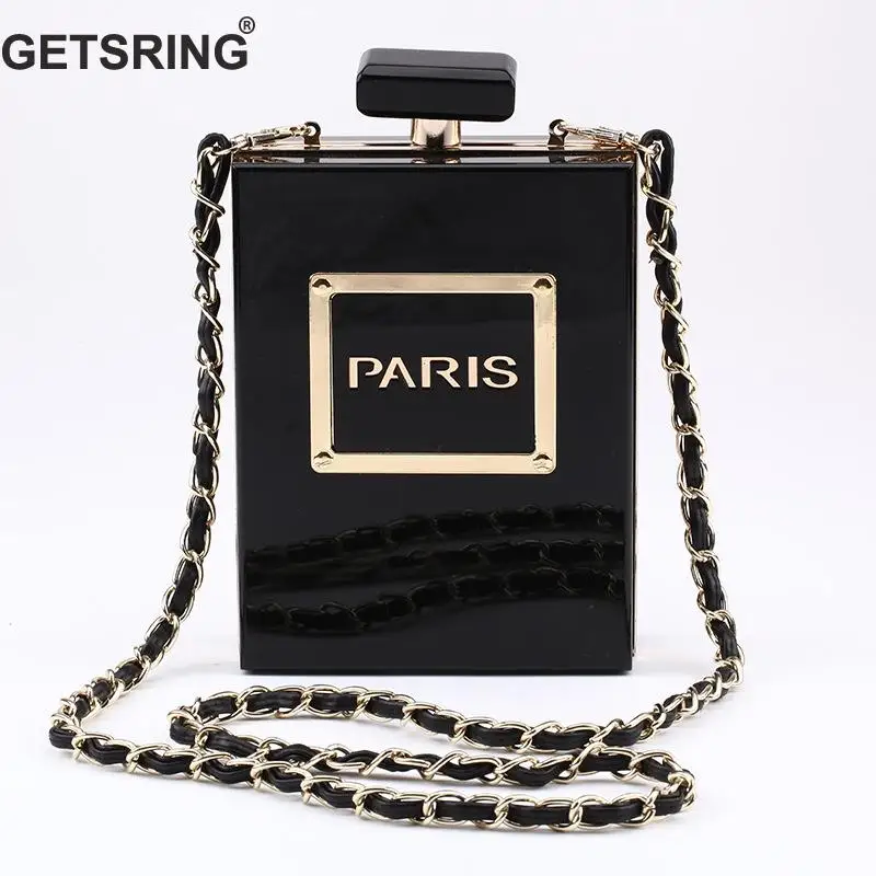 GETSRING Women Bag Clutch Bag Vintage Perfume Bottle Bag Transparent Evening Bag Day Clutch Acrylic Fashion Spring Messenger
GETSRING Women Bag Clutch Bag Vintage Perfume Bottle Bag Transparent Evening Bag Day Clutch Acrylic Fashion Spring Messenger