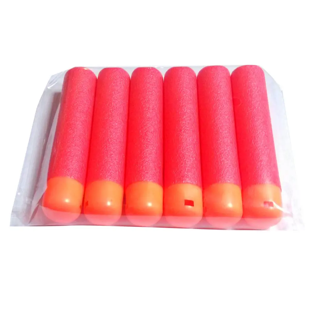 

Red Sniper Rifle Darts Bullets Big Hole Head Bullets Christmas Gift For Nerf Mega Kids Toy Foam Refill Darts