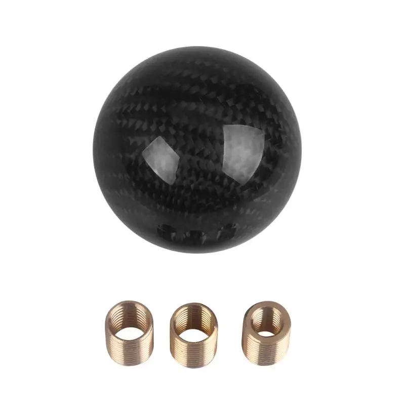 Round Ball Shape Black Carbon Fiber Universal Car Gear Shift Shifter Stick Lever Knob Real Carbon Fiber and Aluminum Material
Round Ball Shape Black Carbon Fiber Universal Car Gear Shift Shifter Stick Lever Knob Real Carbon Fiber and Aluminum Material