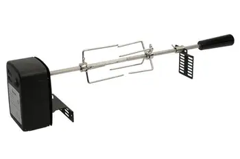 BBQ Rotisserie Motor Set Universal Rotisserie Kit for Barbecue Stainless Steel Spit Rod Meat Forks with Electric Motor
BBQ Rotisserie Motor Set Universal Rotisserie Kit for Barbecue Stainless Steel Spit Rod Meat Forks with Electric Motor