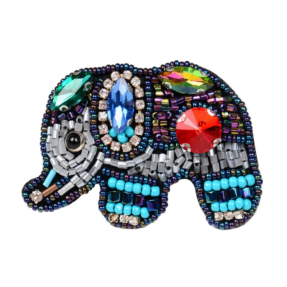 1pcs Elephant Patch Handmade Colorful Rhinestones Beads Iron On Patches for DIY Clothes Shirts Bag Pants Hat
1pcs Elephant Patch Handmade Colorful Rhinestones Beads Iron On Patches for DIY Clothes Shirts Bag Pants Hat