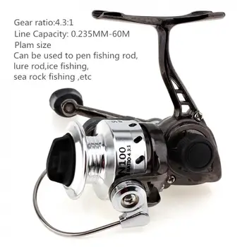 New Portable Mini Metal Coil Ultra Light Small Spinning Reel for Ice Fish Pen Fishing Rod Molinete Pesca Fishing Reel
New Portable Mini Metal Coil Ultra Light Small Spinning Reel for Ice Fish Pen Fishing Rod Molinete Pesca Fishing Reel