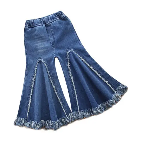 Baby Girls Jeans Trousers Kids Toddler Casual Wide Leg Pants Denim Blue Pants Bottoms Fashion Child Baby Clothing 2-7T
Baby Girls Jeans Trousers Kids Toddler Casual Wide Leg Pants Denim Blue Pants Bottoms Fashion Child Baby Clothing 2-7T