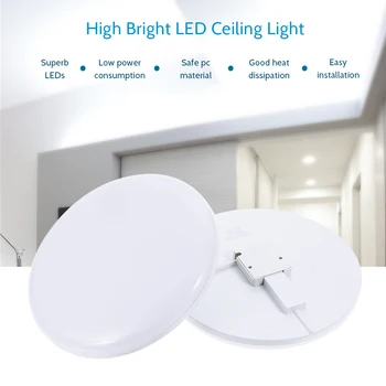 

New Style AC85-265V 192 LED 3240LM Round Circular UFO Lamp Ceiling Light for Aisle Stair Hallway Balcony Living Room Bedroom