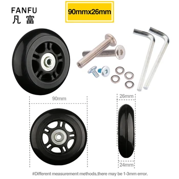 Replacement suitcase luggage wheels For Spinner 90*26 wheels Luggage Replacement Repair Luggage Wheels Axles Repair wheels
Replacement suitcase luggage wheels For Spinner 90*26 wheels Luggage Replacement Repair Luggage Wheels Axles Repair wheels