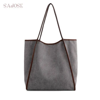 Famous Brand Large Pocket Casual Tote Bag Women Handbag Fashion Designer Shoulder Handbags Canvas Large Capacity Bags For Women
Famous Brand Large Pocket Casual Tote Bag Women Handbag Fashion Designer Shoulder Handbags Canvas Large Capacity Bags For Women