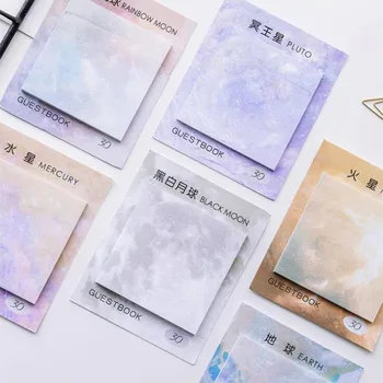 Colored Planet Notepad Sticky Notes Memo Pads Self-adhesive Decorative Sticker Office Stationery School Supplies 1PCS
Colored Planet Notepad Sticky Notes Memo Pads Self-adhesive Decorative Sticker Office Stationery School Supplies 1PCS