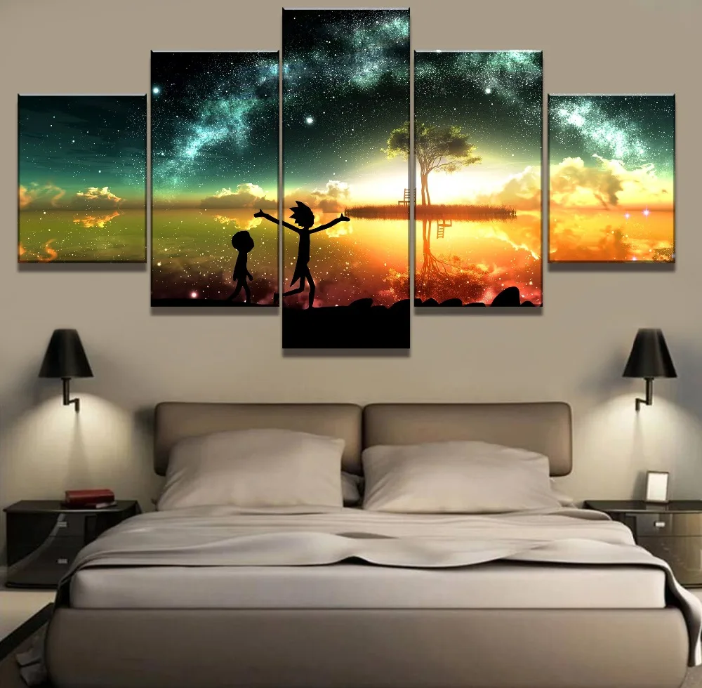 Frame 5 Piece Canvas Art HD Print Rick And Morty Cuadros Landscape Canvas Wall Art Home Decor For Living Room Canvas Painting
Frame 5 Piece Canvas Art HD Print Rick And Morty Cuadros Landscape Canvas Wall Art Home Decor For Living Room Canvas Painting