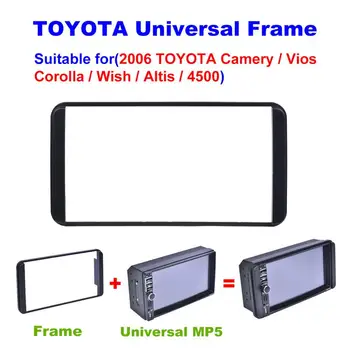 2 din Car Auto Radio Frame 178*100mm Car Radio Frame for Toyota Corolla 2003-2006 Stereo DVD Player Surrounded Trim Panel Kit
2 din Car Auto Radio Frame 178*100mm Car Radio Frame for Toyota Corolla 2003-2006 Stereo DVD Player Surrounded Trim Panel Kit
