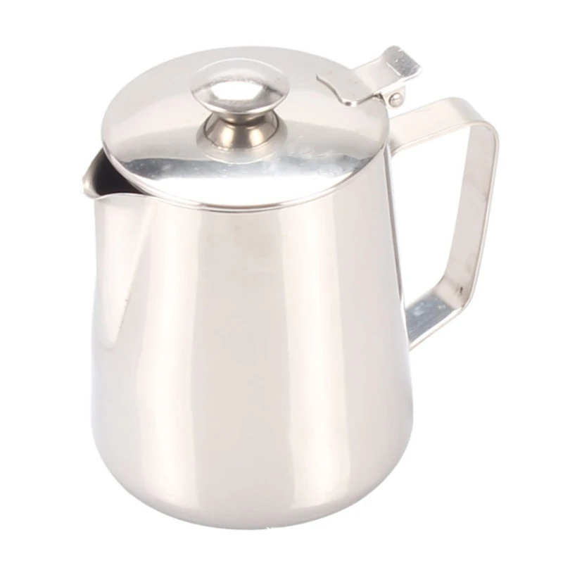 Stainless Steel Pull Flower Espresso Frothers Frothing Garland Cup Milk Jug Large Capacity Coffee Pot Used By Induction Cooker
Stainless Steel Pull Flower Espresso Frothers Frothing Garland Cup Milk Jug Large Capacity Coffee Pot Used By Induction Cooker