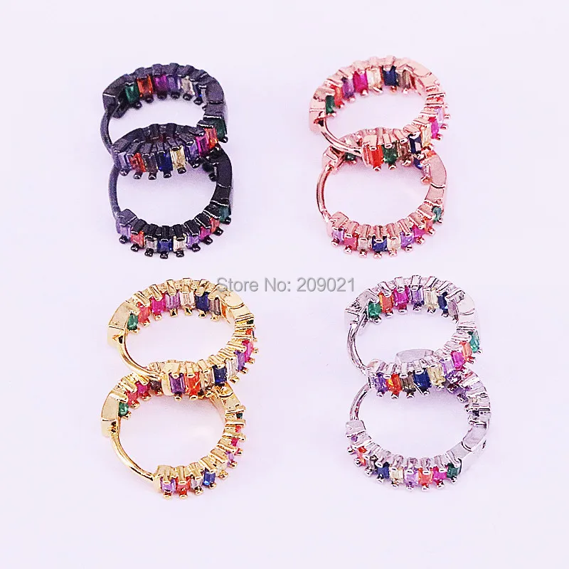 10Pairs Silver/Gold/Black/Rose color colorful cz micro paved round circle geometric earrings trendy jewelry for women
10Pairs Silver/Gold/Black/Rose color colorful cz micro paved round circle geometric earrings trendy jewelry for women