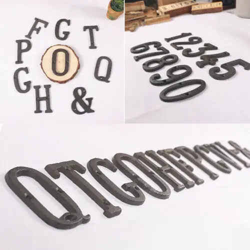 1pc Retro style DIY Cast Iron Address Telephone Number Name of Signs for door mural digital bar restaurant cafe wall decoration
1pc Retro style DIY Cast Iron Address Telephone Number Name of Signs for door mural digital bar restaurant cafe wall decoration