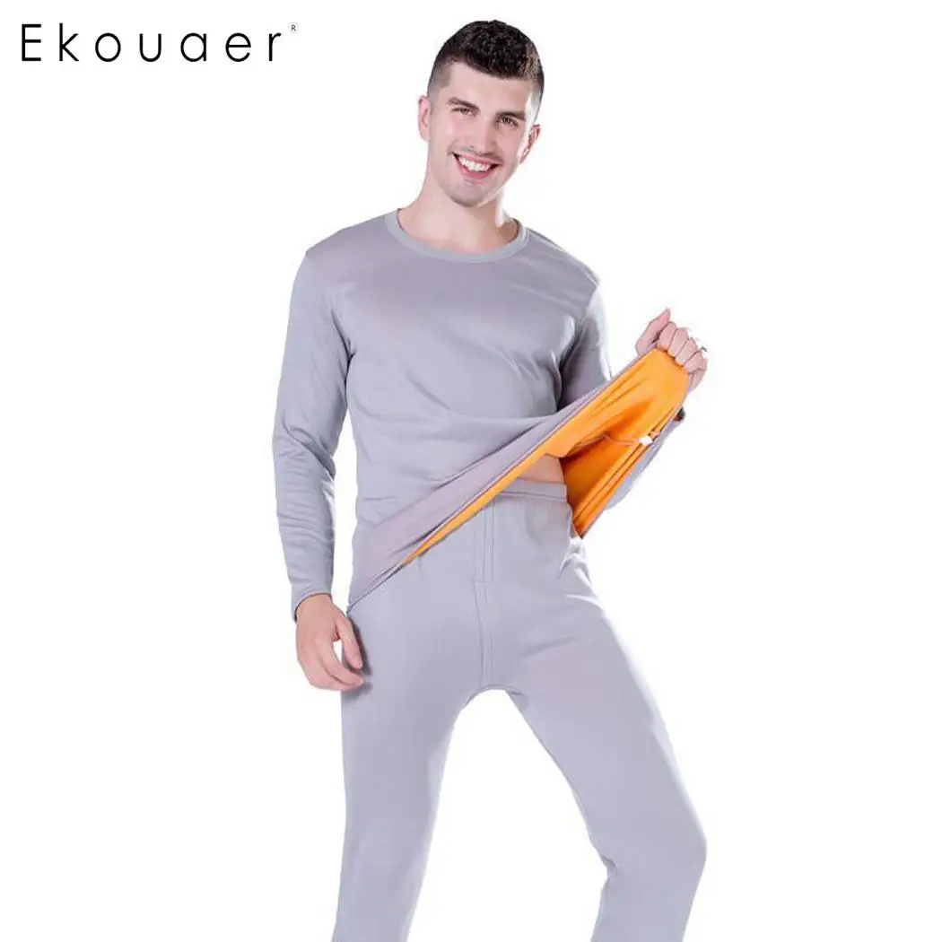 Ekouaer Thermal Underwear Mens Long Johns Men Autumn Winter Shirt Pants 2 Piece Set Warm Thick Velvet Plus Size XL-XXXL
Ekouaer Thermal Underwear Mens Long Johns Men Autumn Winter Shirt Pants 2 Piece Set Warm Thick Velvet Plus Size XL-XXXL