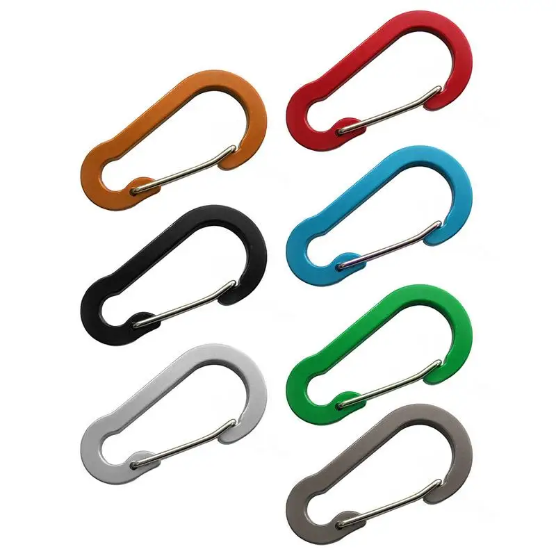 1pcs Aluminum Alloy D Carabiner No. 5 Hoist-Shaped Flat Carabiner Multiple Color Wire Spring Hook Buckle Keychain Climbing
1pcs Aluminum Alloy D Carabiner No. 5 Hoist-Shaped Flat Carabiner Multiple Color Wire Spring Hook Buckle Keychain Climbing