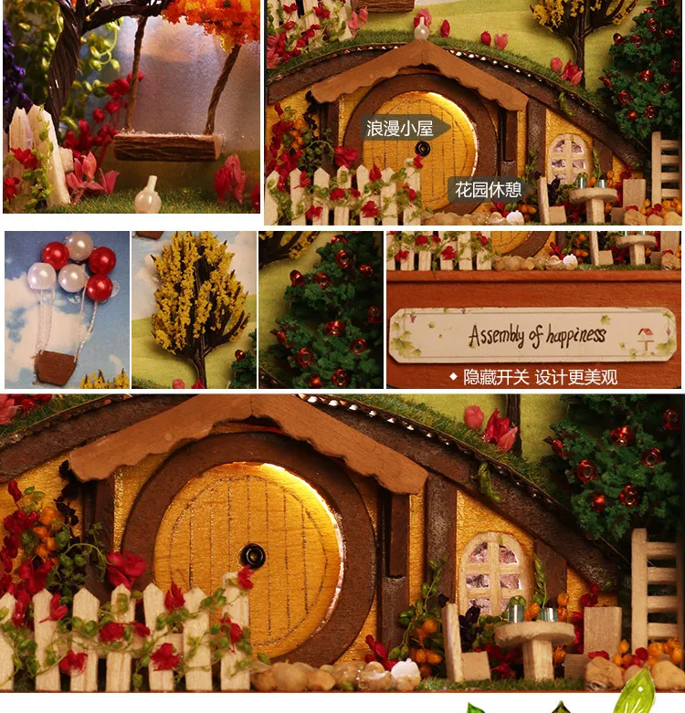 3D DIY casa de madera House Wooden Baby Houses Miniature Dollhouse Furniture Kit Toys for Children Grownups Birthday Gift
3D DIY casa de madera House Wooden Baby Houses Miniature Dollhouse Furniture Kit Toys for Children Grownups Birthday Gift