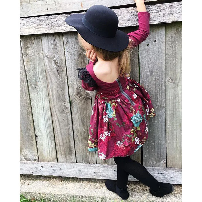 1-6T Toddler Kids Baby Girl Floral Dress Elegant Boho Beach Long Sleeve Party Lace Dress Brand Cute Cotton Princess Sundress
1-6T Toddler Kids Baby Girl Floral Dress Elegant Boho Beach Long Sleeve Party Lace Dress Brand Cute Cotton Princess Sundress