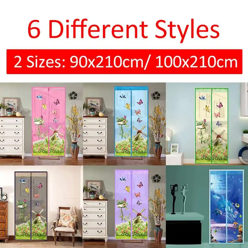 Summer Style Closing Mesh Mosquito Net Window Screens Curtain Anti Mosquito Magnetic Tulle Shower Curtain Door Screen
Summer Style Closing Mesh Mosquito Net Window Screens Curtain Anti Mosquito Magnetic Tulle Shower Curtain Door Screen