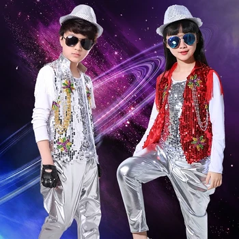 Children's drum jazz sequins, boys'modern dance costumes, elementary school students' walking show girls'new suits
Children's drum jazz sequins, boys'modern dance costumes, elementary school students' walking show girls'new suits