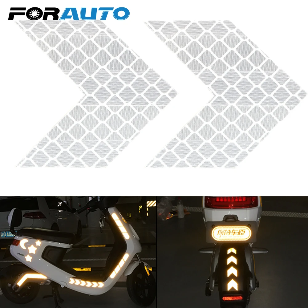 FORAUTO 2 Piece/set Car Reflective Sticker Arrows Pattern 4.5cm x 4cm Car Motorcycle Reflective Warning Sticker
FORAUTO 2 Piece/set Car Reflective Sticker Arrows Pattern 4.5cm x 4cm Car Motorcycle Reflective Warning Sticker