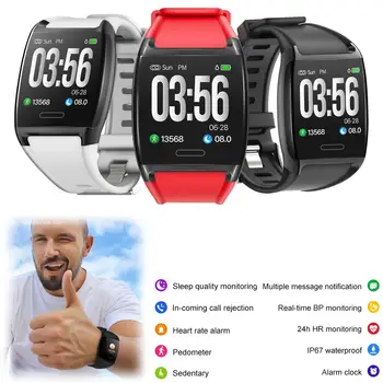 Bluetooth Smart Watch 1.3inch Touch Screen Fitness Tracker Heart Rate Monitor Blood Pressure Monitor Phone Mate for Smartphones
Bluetooth Smart Watch 1.3inch Touch Screen Fitness Tracker Heart Rate Monitor Blood Pressure Monitor Phone Mate for Smartphones