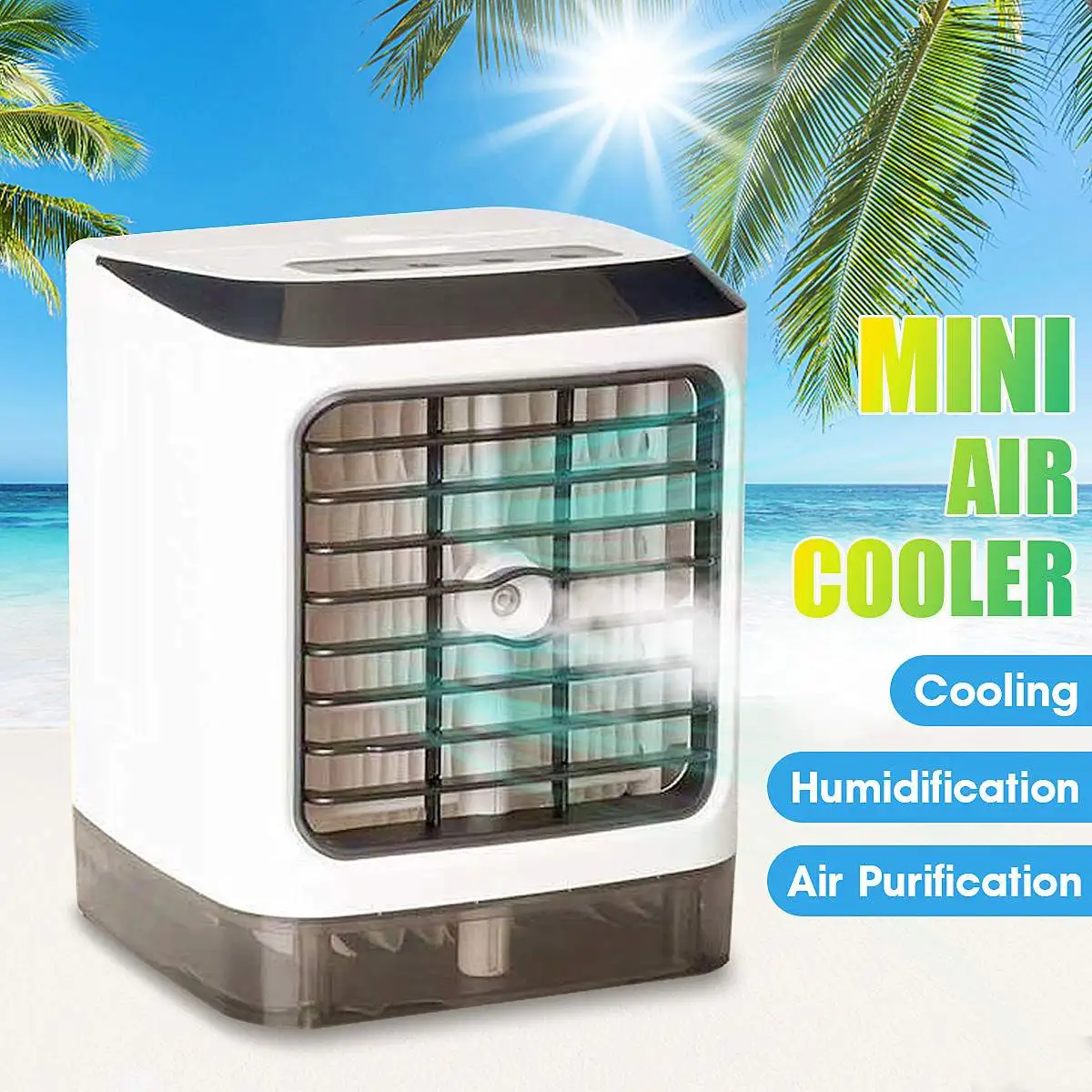 Newest Mini USB Air Conditioner 7 LED Light Desktops Air Cooling Fan Air Conditioning Humidifier Portable Cooler For Office Home
Newest Mini USB Air Conditioner 7 LED Light Desktops Air Cooling Fan Air Conditioning Humidifier Portable Cooler For Office Home
