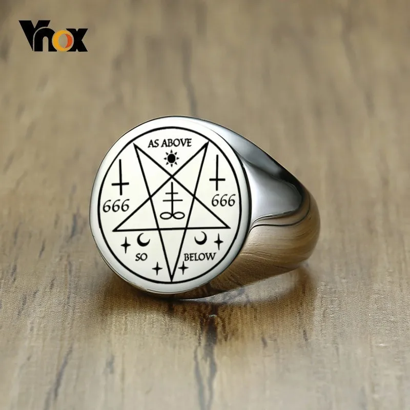 Vnox Personalized Mens Signet Ring Leviathan Cross Stamp Stainless Steel Chunky Fraternal Rings Anti Allergy Custom Gift for Him
Vnox Personalized Mens Signet Ring Leviathan Cross Stamp Stainless Steel Chunky Fraternal Rings Anti Allergy Custom Gift for Him