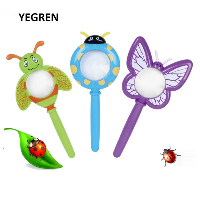 Cartoon Insect Shape Magnifying Glass Outdoor Exploration Learning Kids Children Educational Toys Magnifier Ladybug Butterfly
Cartoon Insect Shape Magnifying Glass Outdoor Exploration Learning Kids Children Educational Toys Magnifier Ladybug Butterfly