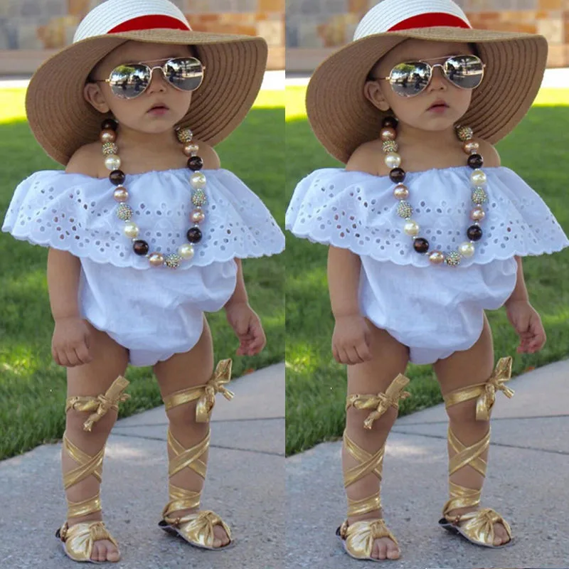 Sweet Lace Hollow Off Shoulder Bodysuit Baby Clothing Newborn Infant Baby Girl Lace Bodysuits Loose Leotard Tops Girl Clothes
Sweet Lace Hollow Off Shoulder Bodysuit Baby Clothing Newborn Infant Baby Girl Lace Bodysuits Loose Leotard Tops Girl Clothes
