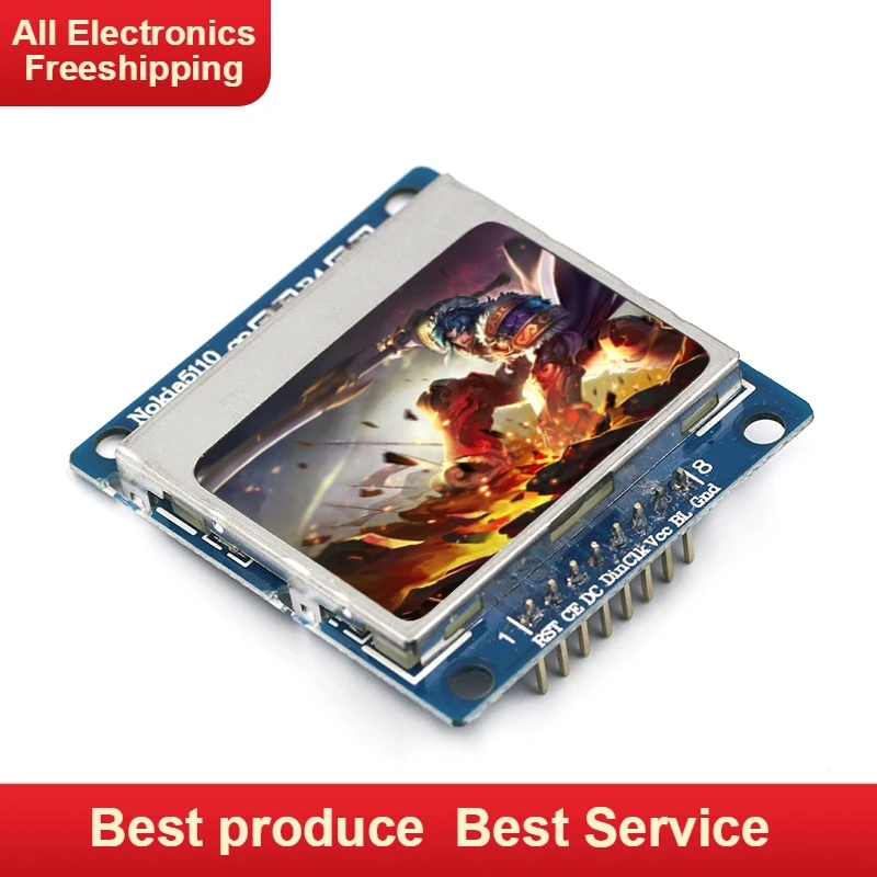 Smart Electronics LCD Module Display Monitor Blue backlight adapter PCB 84*48 84x84 lcd 5110 Nokia 5110 Screen for Arduino
Smart Electronics LCD Module Display Monitor Blue backlight adapter PCB 84*48 84x84 lcd 5110 Nokia 5110 Screen for Arduino
