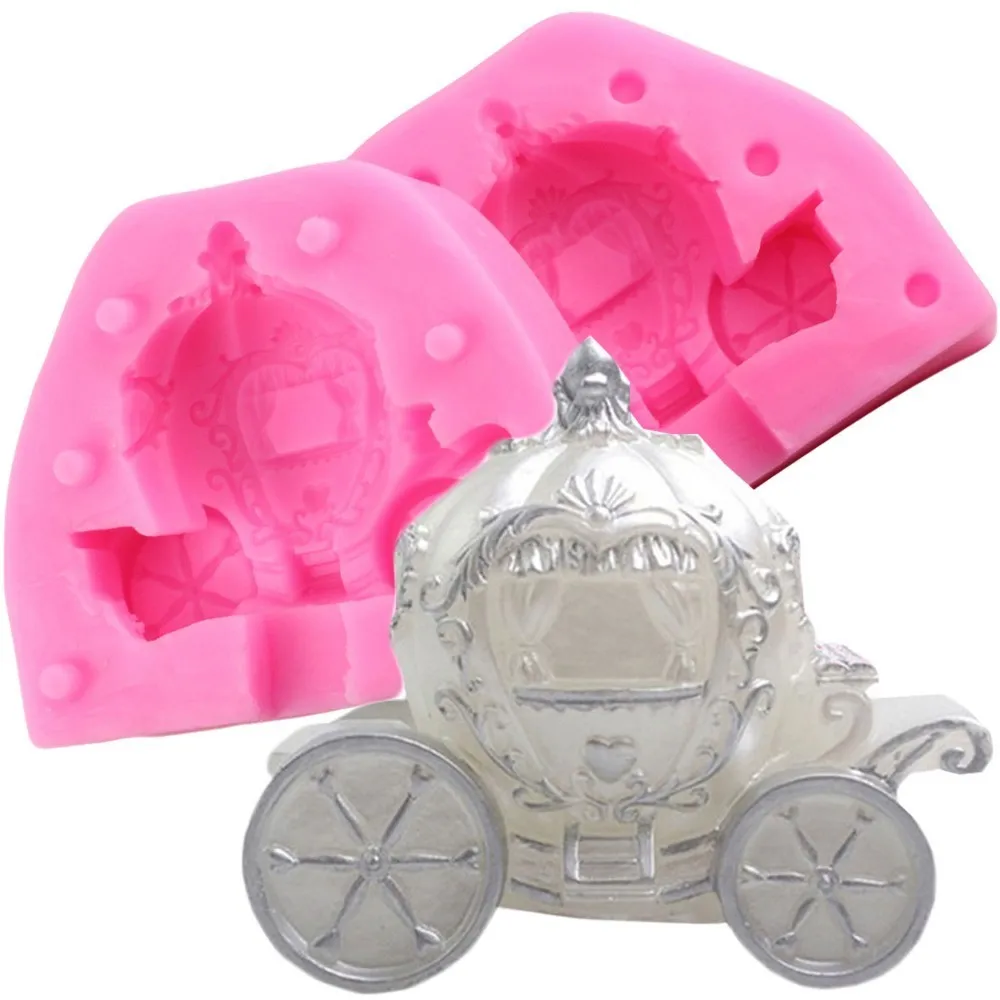 3D Cinderella Pumpkin Shaped Style Birthday Wedding Car Silicone Mould Chocolate Clay Soap Molds
3D Cinderella Pumpkin Shaped Style Birthday Wedding Car Silicone Mould Chocolate Clay Soap Molds