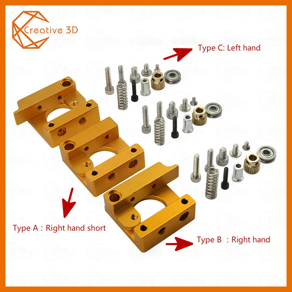MK8 Extruder Aluminum Alloy Block For Makerbot 1.75mm Filament 3D Printers Parts Extrusion Right Left Short Hand Part
MK8 Extruder Aluminum Alloy Block For Makerbot 1.75mm Filament 3D Printers Parts Extrusion Right Left Short Hand Part