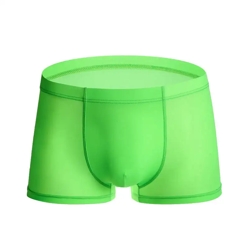 2019 Men Ice Silk Underwear Seamless Ultra Thin Boxers Sexy Mens Breathable Underwear Smooth Bulge Pouch Boxer Shorts Underpants
2019 Men Ice Silk Underwear Seamless Ultra Thin Boxers Sexy Mens Breathable Underwear Smooth Bulge Pouch Boxer Shorts Underpants