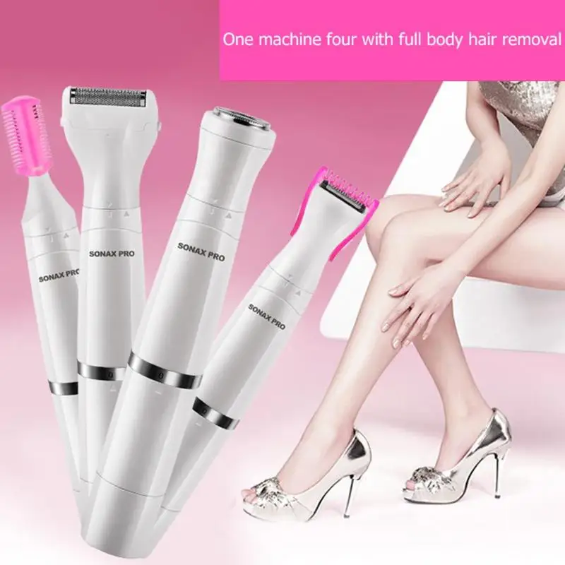 PRO Electronic Hair Remover 4 in 1 Trimming Razor Electric Ladies Epilators Underarm Shaver Women Beauty Accessories
PRO Electronic Hair Remover 4 in 1 Trimming Razor Electric Ladies Epilators Underarm Shaver Women Beauty Accessories