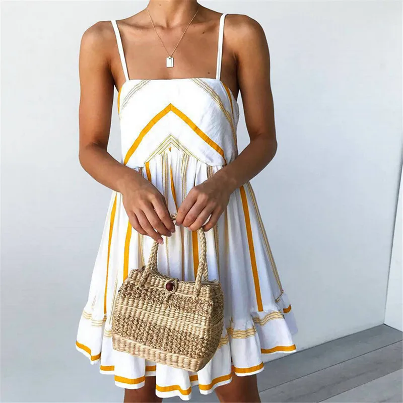 Womens Sexy Spaghetti Strap Dress Female Evening Party Sexy Club Club Short Mini Dresses Sleeveless Summer Beach Holiday Dresses
Womens Sexy Spaghetti Strap Dress Female Evening Party Sexy Club Club Short Mini Dresses Sleeveless Summer Beach Holiday Dresses