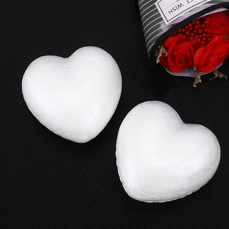 10pcs Craft Foam Hearts Heart-Shaped Polystyrene Foam Ball for Arts and Craft Use DIY Ornaments Wedding Decorations 6cm (White)
10pcs Craft Foam Hearts Heart-Shaped Polystyrene Foam Ball for Arts and Craft Use DIY Ornaments Wedding Decorations 6cm (White)