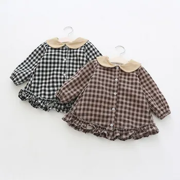 Girls Dress Long Sleeve Plaid Newborn Infant Princess Dresses Plus Velvet Lapel Fashion Girl Costume Winter Girls Kids Clothing
Girls Dress Long Sleeve Plaid Newborn Infant Princess Dresses Plus Velvet Lapel Fashion Girl Costume Winter Girls Kids Clothing